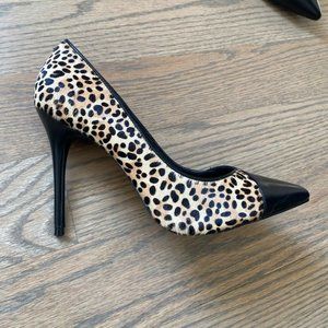River Island Leopard Print Pumps, US 9 NWT